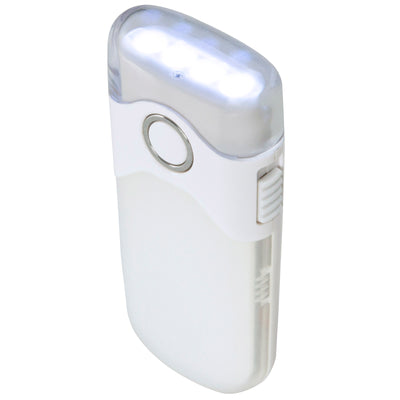 Alecto ATL-80 - Aufladbare LED-Taschenlampe/LED-Nachtlicht mit Sensor, Weiß