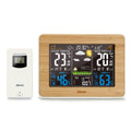 Alecto WS-1560 - Wetterstation mit kabellosem Außensensor, Bambus
