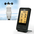 Alecto WS-3400 - Professionelle Wetterstation mit kabellosem Außensensor, schwarz