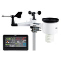 Alecto WS-5500 - Professionelle 8-in-1 WLAN Wetterstation mit App und kabellosem Außensensor - Schwarz