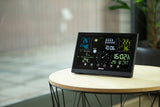 Alecto WS3875 - Professionelle 6-in-1 Wetterstation - Kabelloser Außensensor - Schwarz