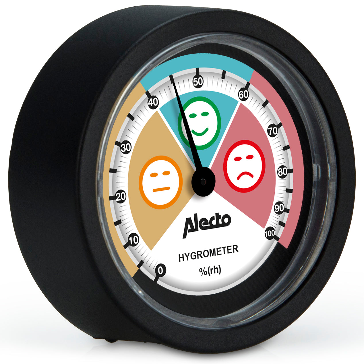 Alecto WS-05 - Analoges Hygrometer, schwarz