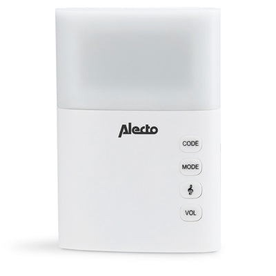 Alecto ADB-19 - Funk-Türklingel mit Blitzlicht, Weiß