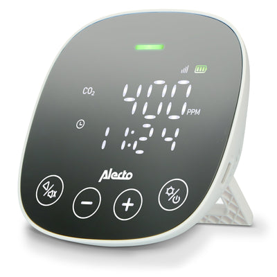 Alecto AQ30 - CO2-Messgerät mit NDIR-Sensor - mit Luftfeuchtigkeitsmesser